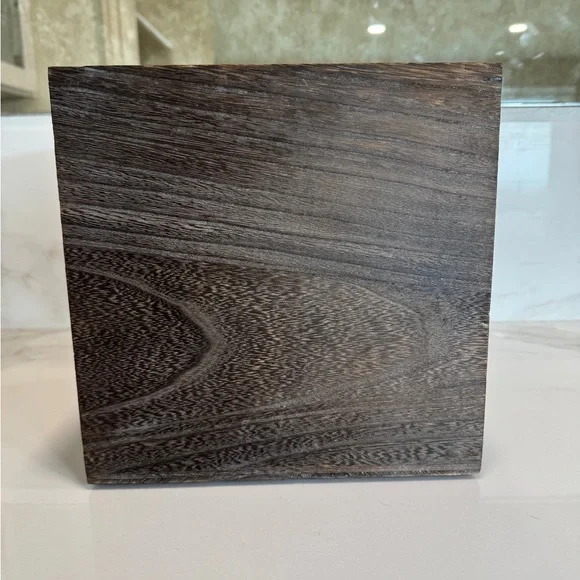 The Container Store Brentwood Storage Cube, Feathergrain, SMALL - Picture 4 of 6